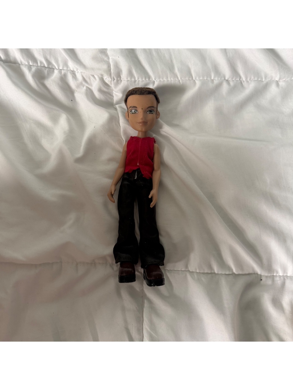 2002 Bratz Boyz Dylan w/Faux Leather Pants And Shirt, Shoes Boy Doll